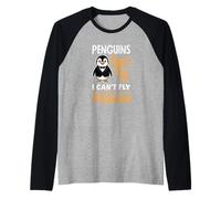 I Pinguini Non Possono Volare Non Posso Volare Quindi Sono Un Pinguino Maglia con Maniche Raglan