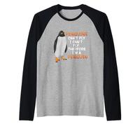 I pinguini non possono volare Sono un pinguino Divertente e carino amante dei pinguini Maglia con Maniche Raglan
