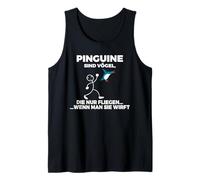 I Pinguini Sono Uccelli Che volano Solo Quando li lanci Canotta