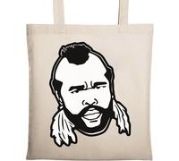 I Pitty The Fool - Borsa tote in cotone ecologico naturale beige