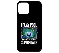 I Play Pool What's Your Superpower 8 Ball Billiards Player Custodia per iPhone 12 mini