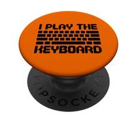 I Play The Keyboard Funny Computer Programmer Coder PopSockets PopGrip Adesivo