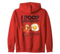 I Poop Breakfast Qual è il tuo superpotere Felpa con Cappuccio