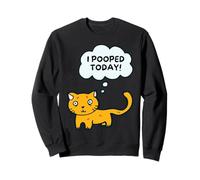 I Pooped Today - Simpatico Gatto Sarcastico, Gattino Natalizio Felpa