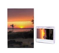 I posti migliori per guardare un tramonto NT Puzzle 1000 pezzi puzzle puzzle personalizzato in legno immagine puzzle per adulti foto puzzle arte decorazione da parete per compleanno, matrimonio, San