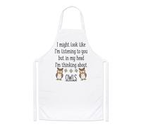I Potresti Guardare Come I' Ascolto a Voi Gufi Chef Grembiule Pazzo Donna