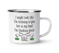 I Potresti Guardare Come I'M Ascolto a Voi Golf Smalto Tazza Dad Festa Del Papà