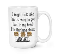 I Potresti Guardare Come I'M Ascolto a Voi Pancake 426ml Grande Tazza Colazione