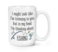 I Potresti Guardare Come I'M Ascolto a Voi Pesca 426ml Large Tazza Festa Del