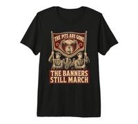 I Pozzi Sono andati Gli striscioni Ancora Marzo Durham Maglietta Premium
