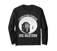 I Practice Social Ice olation Maglia a Manica