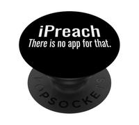 I Preach Non C'è App Per Questo - Predicatore PopSockets PopGrip Adesivo