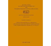 I Prezzi Dei Materiali E Prodotti Artigianali Nei Documenti Tardoantichi E Del Primo Periodo Arabo IV Ex.-viii D.c.: 1010