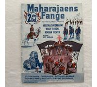 I prigionieri del Maharaja Kristina Söderbaum 1954 Danish Movie Program