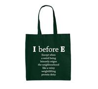 I Prima E Divertente - Borsa Tote IN Tela - Inglese Lingua Scuola Grammatica