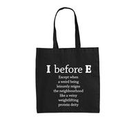 I Prima E Divertente - Borsa Tote IN Tela - Inglese Lingua Scuola Grammatica