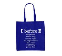 I Prima E Divertente - Borsa Tote IN Tela - Inglese Lingua Scuola Grammatica
