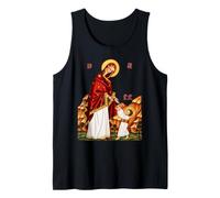 I Primi Passi di Cristo - Icona ortodossa della Theotokos Canotta