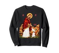 I Primi Passi di Cristo - Icona ortodossa della Theotokos Felpa