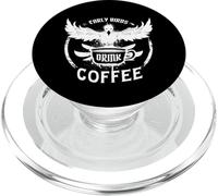 I primi uccelli bevono caffè - Caffè divertente PopSockets PopGrip per MagSafe