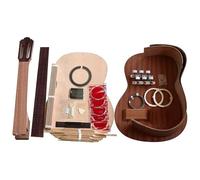 I Principianti Imparano Come Realizzare Un Kit Fai Da Te Per Chitarra Classica Con Tavola Armonica In Abete Massello + Fondo In Compensato Di Sapele E Manico In Okoume.(B)