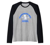 I procrastinatori Si uniscono! Domani Maglia con Maniche Raglan