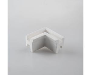 I-PROFY-BIS-L CONNESSIONE ANGOLARE BIS BIANCO PER LED BIEMISSIONE INCLUSO ANIMA E DIFFUSORI 11X6,1X4,7CM