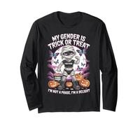 I pronomi della Mummia di Halloween Non binari Non Sono Una Fase Loro Maglia a Manica
