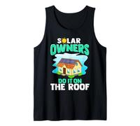 I Proprietari di energia Solare Lo Fanno sul Tetto Fotovoltaico energetico Canotta