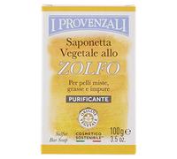 I Provenzali Saponetta purificante allo zolfo, 100 g - [pacco da 6]