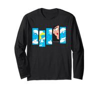 I Puffi Film Brainy Puffetta Gargamella Montage Maglia a Manica
