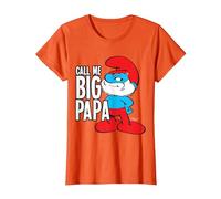 I Puffi Mi Chiamano Big Papa Maglietta, Donna, Arancio, XXL