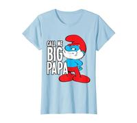 I Puffi Mi Chiamano Big Papa Maglietta, Donna, Celeste, M