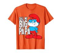 I Puffi Mi Chiamano Big Papa Maglietta, Uomo, Arancio, M