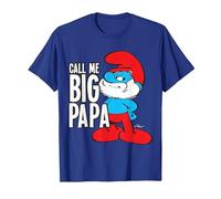 I Puffi Mi Chiamano Big Papa Maglietta, Uomo, Blu Reale, M