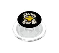 I pulcini sono tutto su di me divertente umorismo pasquale PopSockets PopGrip per MagSafe