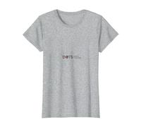 I Punti Fanno la Differenza: Messaggio ispiratore colorato Maglietta, Donna, Grigio Melange, 3XL