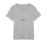 I Punti Fanno la Differenza: Messaggio ispiratore colorato Maglietta, Donna Plus-Size, Grigio Melange, 2X