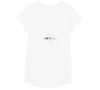 I Punti Fanno la Differenza: Messaggio ispiratore colorato Maglietta, Ragazze, Bianco, XS