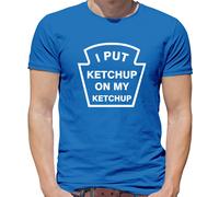 I Put Ketchup On My Ketchup T-Shirt Salsa Affondante Cibo Pomodoro