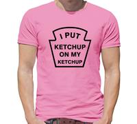 I Put Ketchup On My Ketchup T-Shirt Salsa Affondante Cibo Pomodoro