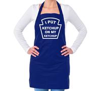 I Put Ketchup Su My Unisex Grembiule - Divertente - Rosso Salsa - Pomodoro -