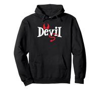 I Put The D in Devil Divertente Coppia Halloween Spooky Felpa con Cappuccio