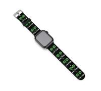 I Put The Double D's in ST. PADDY'S DAY Cinturino di ricambio in silicone cinturino sportivo compatibile per Apple Watch, 38mm/40mm, Acciaio inossidabile, Ametista