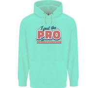I Put The Pro IN Procrastination Procrastinate Uomo Felpa