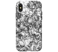 I quattro cavalieri dell'Apocalisse di Albrecht Durer (1498) Custodia per iPhone X/XS