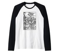 I Quattro Cavalieri dell'Apocalisse di Albrecht Durer (1498) Maglia con Maniche Raglan