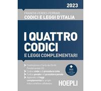 I quattro codici 2023 e leggi complementari