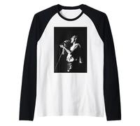 I Queen Freddie Mercury cantano dal Vivo al NEC Arena The Works Tour Maglia con Maniche Raglan
