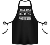 I Raccontare Papà Indovinelli Periodically Giorno Cotone Grembiule 100% Organico